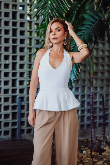 DEA PEPLUM TOP