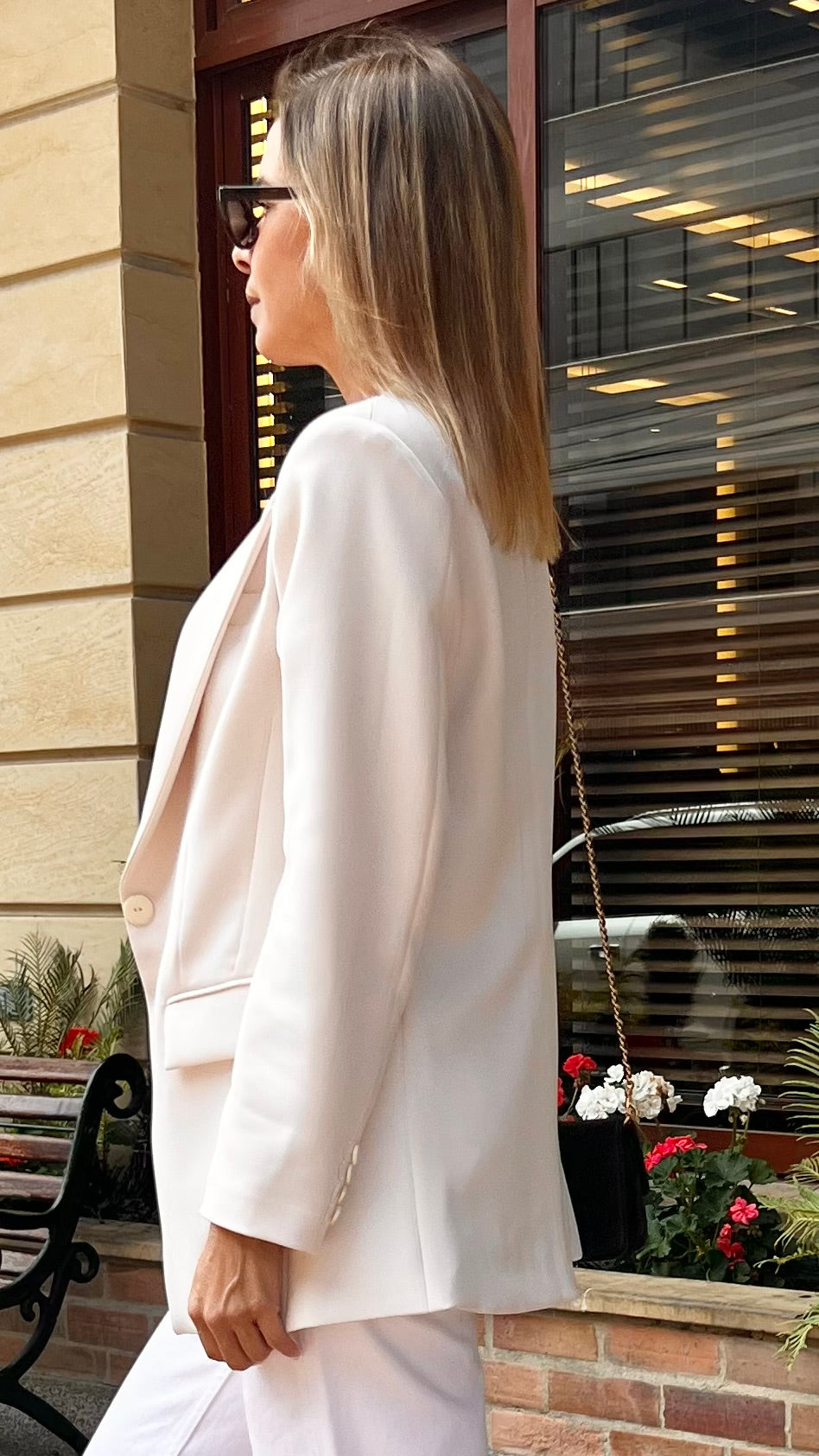 Love Blazer cream blazer full view